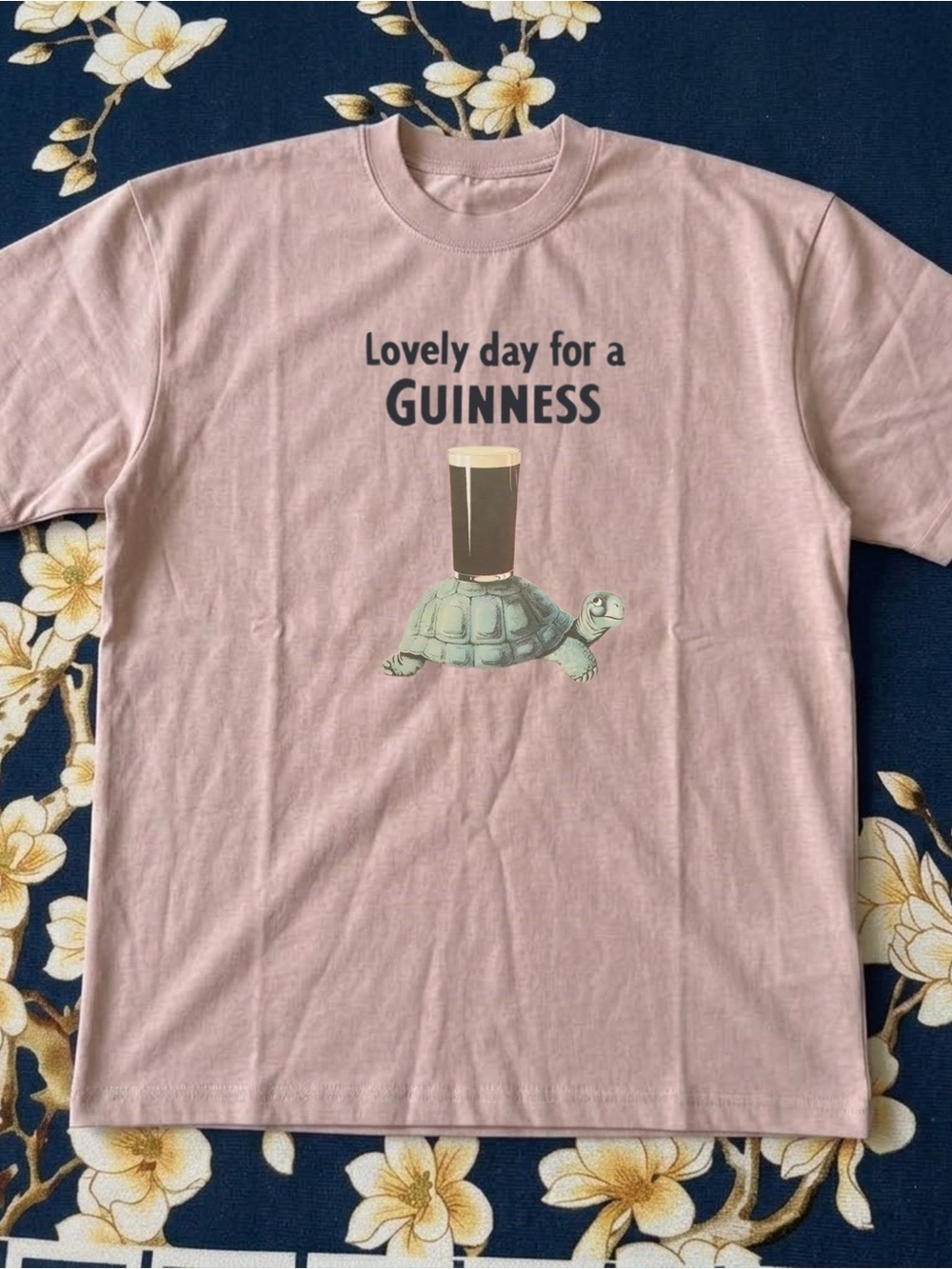 Gildan Lovely Day for a Guinness Pink Graphic Tee